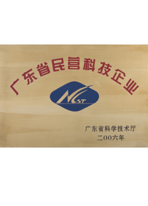 Private technology enterprises in Guangdong Province